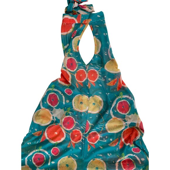 Ombare Karpo Swim Cover Up Jumpsuit Romper Sheer Resort Halter S/M NWT 7045 - Picture 4 of 16